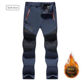 Men's Wear-Resistant Outdoor Stretch Assault Pants (Option: Deep blue-4XL)