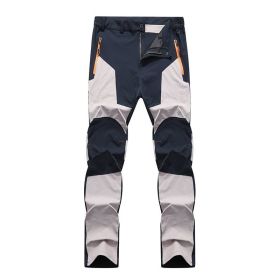 Outdoor Stretch Charging Men's Windproof Waterproof And Hard-wearing Breathable Quick-drying Pants (Option: Khaki-XXL)